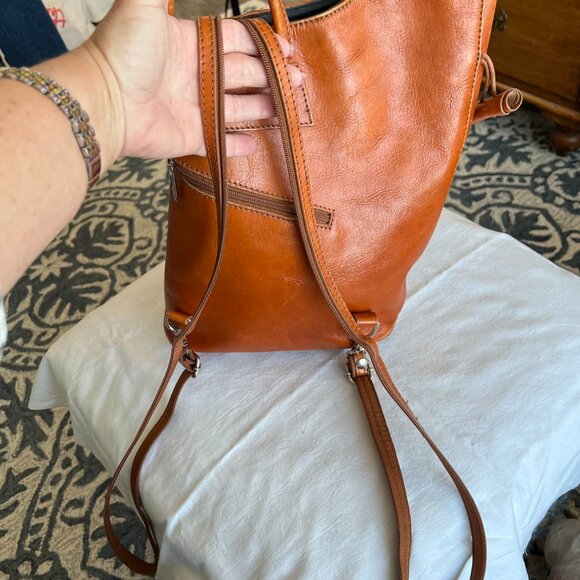 Aniuk backpack made in Italy, Leather, \